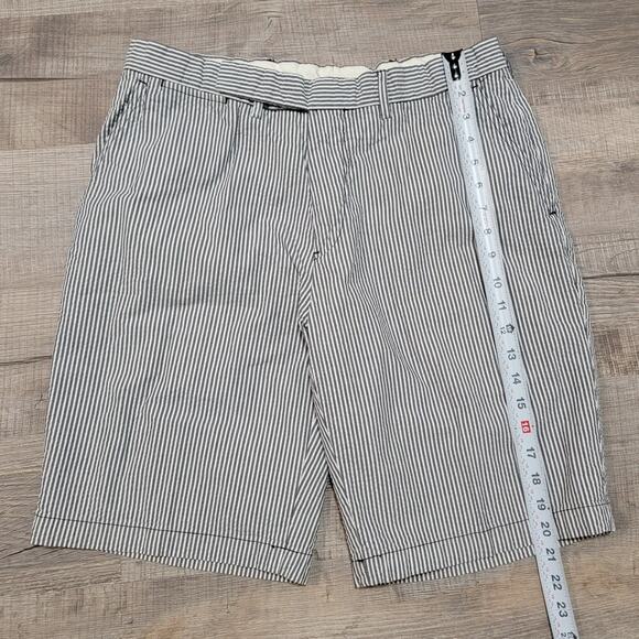 Polo Ralph Lauren VTG 90s Seersucker Bradbury Fit Shorts Size 34 10" Inseam - Picture 6 of 8